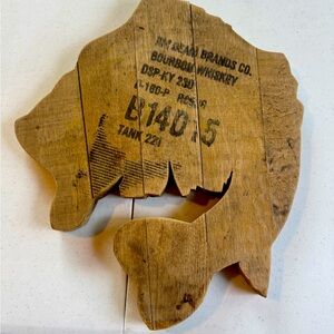 Bourbon barrel lid bass